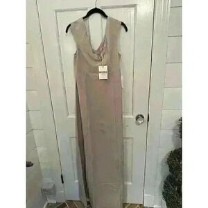 Show Me Your Mumu oyster‎ color Zurich knot gown NWT size XL